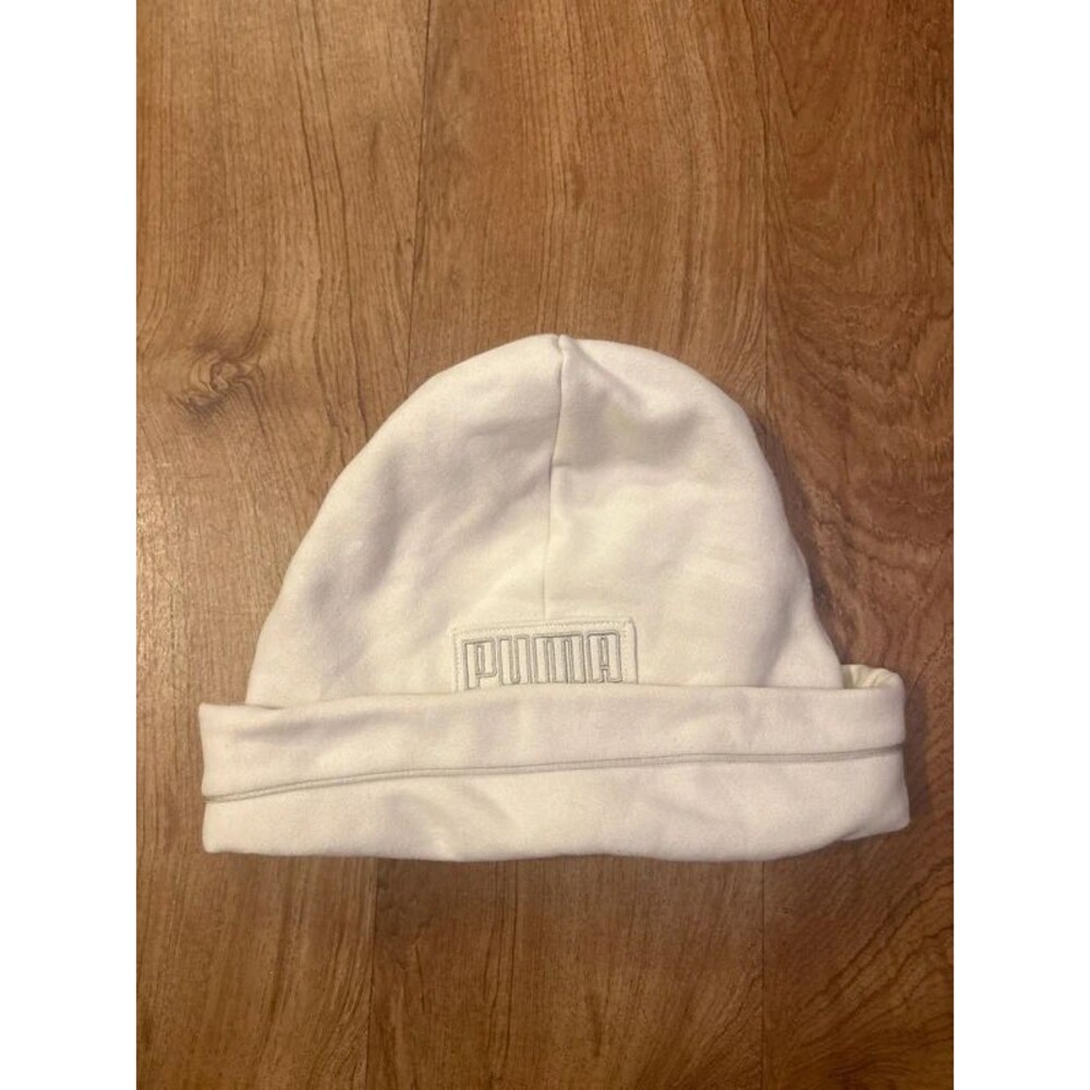 Puma cream satin lined beanie
